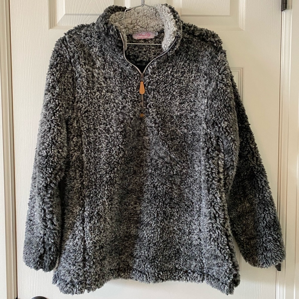 Pink Lily Sherpa Pullover